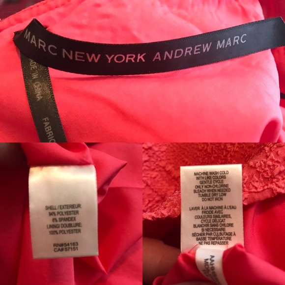 Marc New York Dress Size 8.  Coral color - Picture 3 of 8